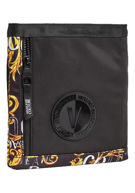 Borsa a tracolla con logo barocco oro VERSACE JEANS COUTURE | Borse | 74YA4B75 ZS588G89